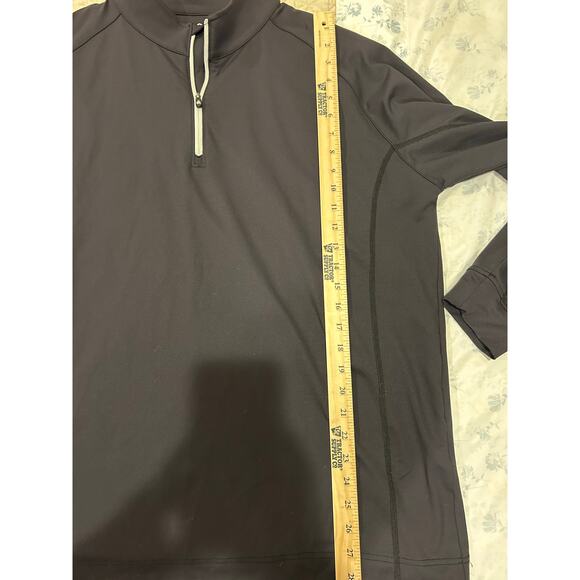 Deolax Performance Golf 1/4 Quarter Black Pullover - Picture 4 of 6